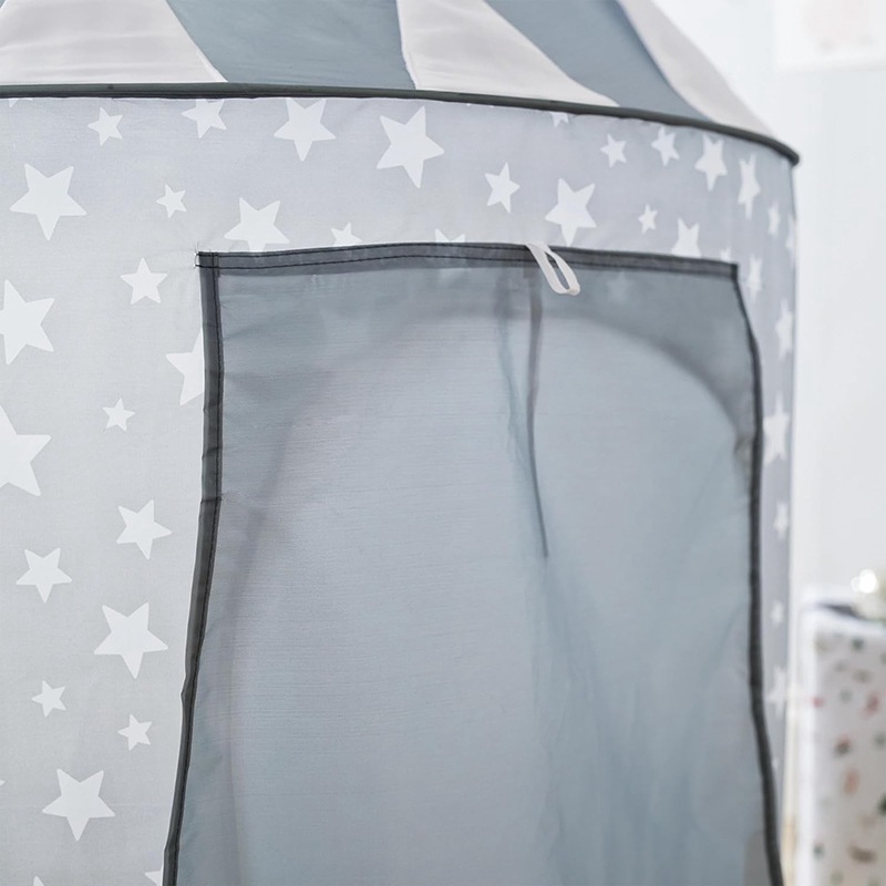 Children Grey Castle Play Tent