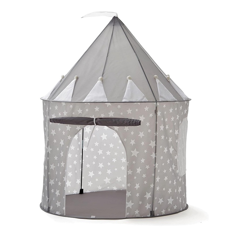 Children Grey Castle Play Tent