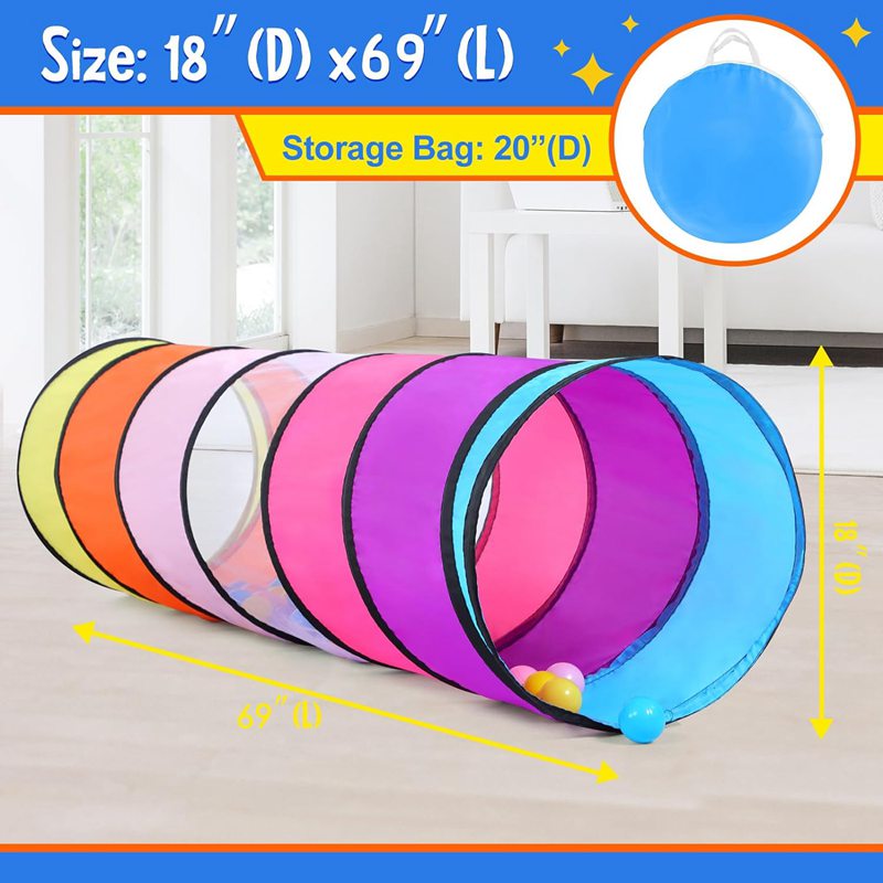 3 in 1 Kids Indoor Play Tunnel