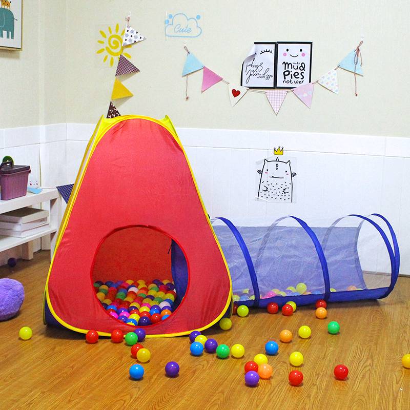 3 in 1 Kids Indoor Play Tunnel