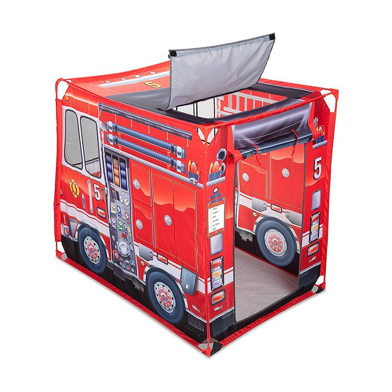 Kids Red Fire Car Shape Tent