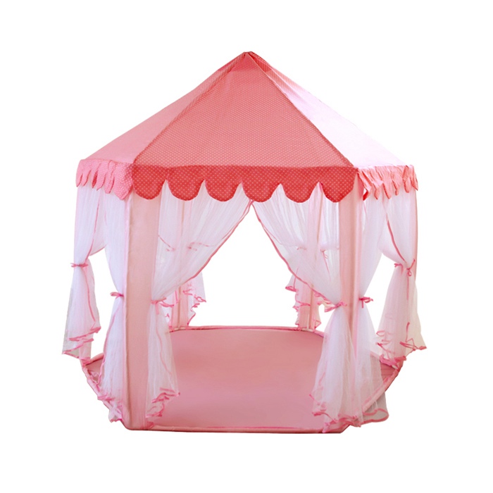 Six Sided Mesh Princess Play Tent