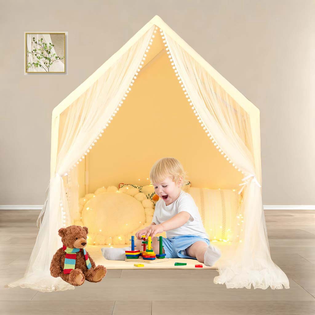 Indoor Kids Tent with Washable Cotton