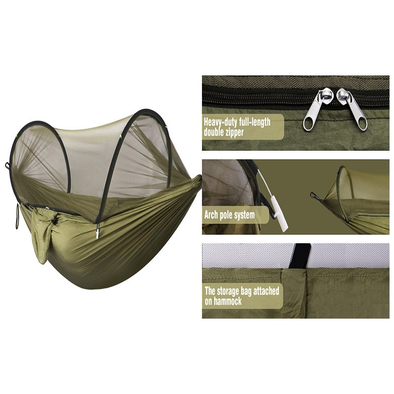 Ultralight Camping Hammock With Mosquito Net