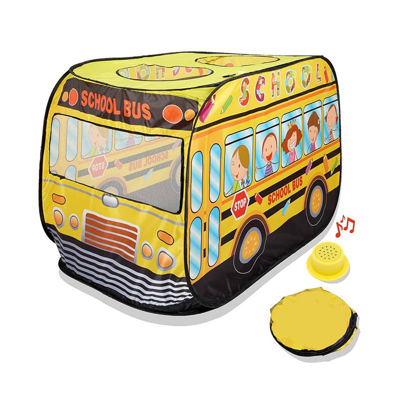 School Bus Pop Up Kids Play Tent