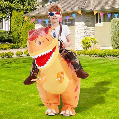 Kids Funny Inflatable Dinosaur Costume