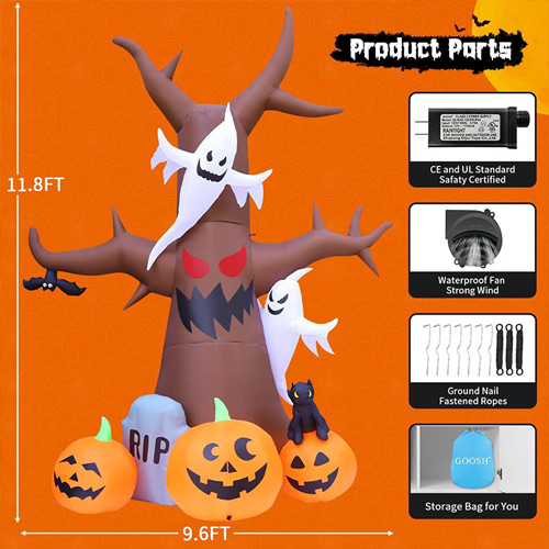 Halloween Inflatable Ghosts And Pumpkins